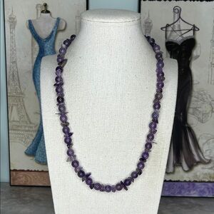 Veronese Amethyst Necklace 8” Drop with extender